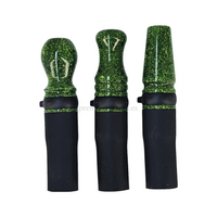 Boquilla de Resina Premium Shisha Purpurina Verde Claro