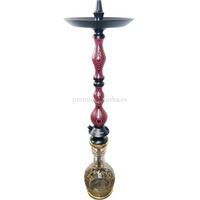 Cachimba Regal D.W. King Roja y Negra