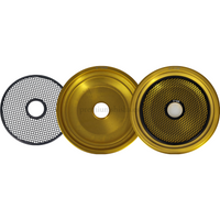 Plato Cachimba Triton Dorado y Negro