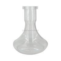 Base Mini Rusa Cachimba Transparente - Frontal - Premium Shisha