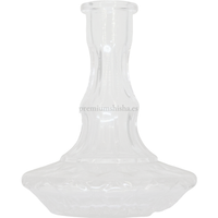 Base Premium Shisha Alemana Tallada Transparente - Frontal - Premium Shisha
