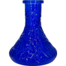 Base Premium Shisha Mini Tallada Azul - Frontal - Premium Shisha