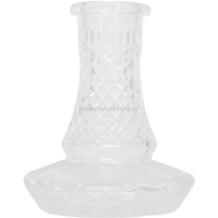 Base Premium Shisha Mini Tallada Cubic - Frontal - Premium Shisha