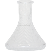 Base Premium Shisha Mini Tallada Pluma - Frontal - Premium Shisha