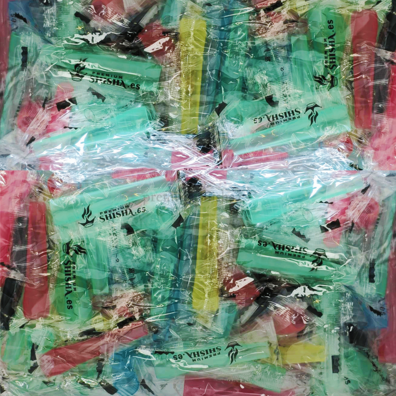 Bolsa de Boquillas Desechables Premium Shisha 4 Colores 100u