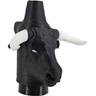 Boquilla 3D Premium Shisha Bull Black - Frontal - Premium Shisha
