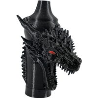 Boquilla 3D Premium Shisha Dragón Cresta - Frontal - Premium Shisha