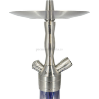 Cachimba Aladin MVP 340 Plateada y Azul - Detalle 1 - Premium Shisha