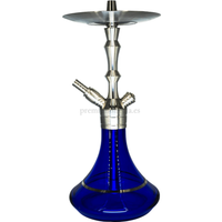 Cachimba Aladin MVP 360 Blue Silver Ring - Frontal - Premium Shisha