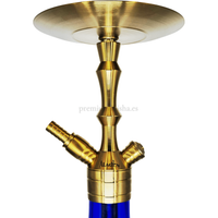 Cachimba Aladin MVP 360 Dorada y Azul - Detalle 1 - Premium Shisha