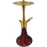 Cachimba Aladin MVP A36 Gold Dark Red - Frontal - Premium Shisha