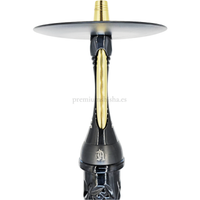 Cachimba Alphi S Negra Brillante - Detalle 1 - Premium Shisha