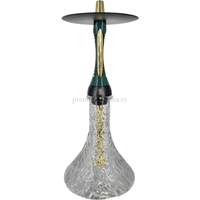 Cachimba Alphi S Verde - Frontal - Premium Shisha