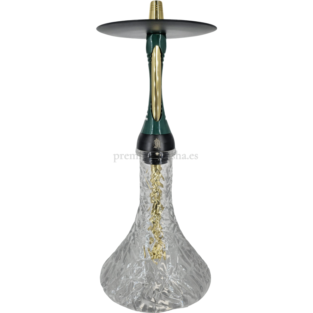 Cachimba Alphi S Verde - Frontal - Premium Shisha