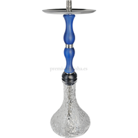 Cachimba Aroma Hookah Oscar Wood Azul - Frontal - Premium Shisha