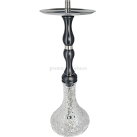 Cachimba Aroma Hookah Oscar Wood Negro - Frontal - Premium Shisha
