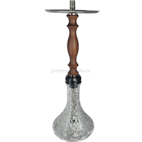 Cachimba Aroma Hookah Tango Wood Marron - Frontal - Premium Shisha