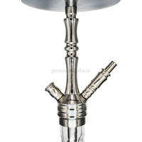 Cachimba Crystalia Mini Plateada - Detalle 1 - Premium Shisha