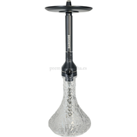 Cachimba Darkside Neo Negra - Frontal - Premium Shisha