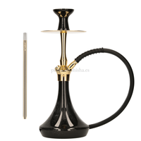 Cachimba El-Badia C5 V2 Shiny Gold - Frontal - Premium Shisha