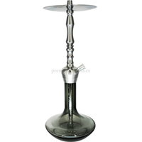 Cachimba Erasmus Hookah Thor Plateada - Frontal - Premium Shisha