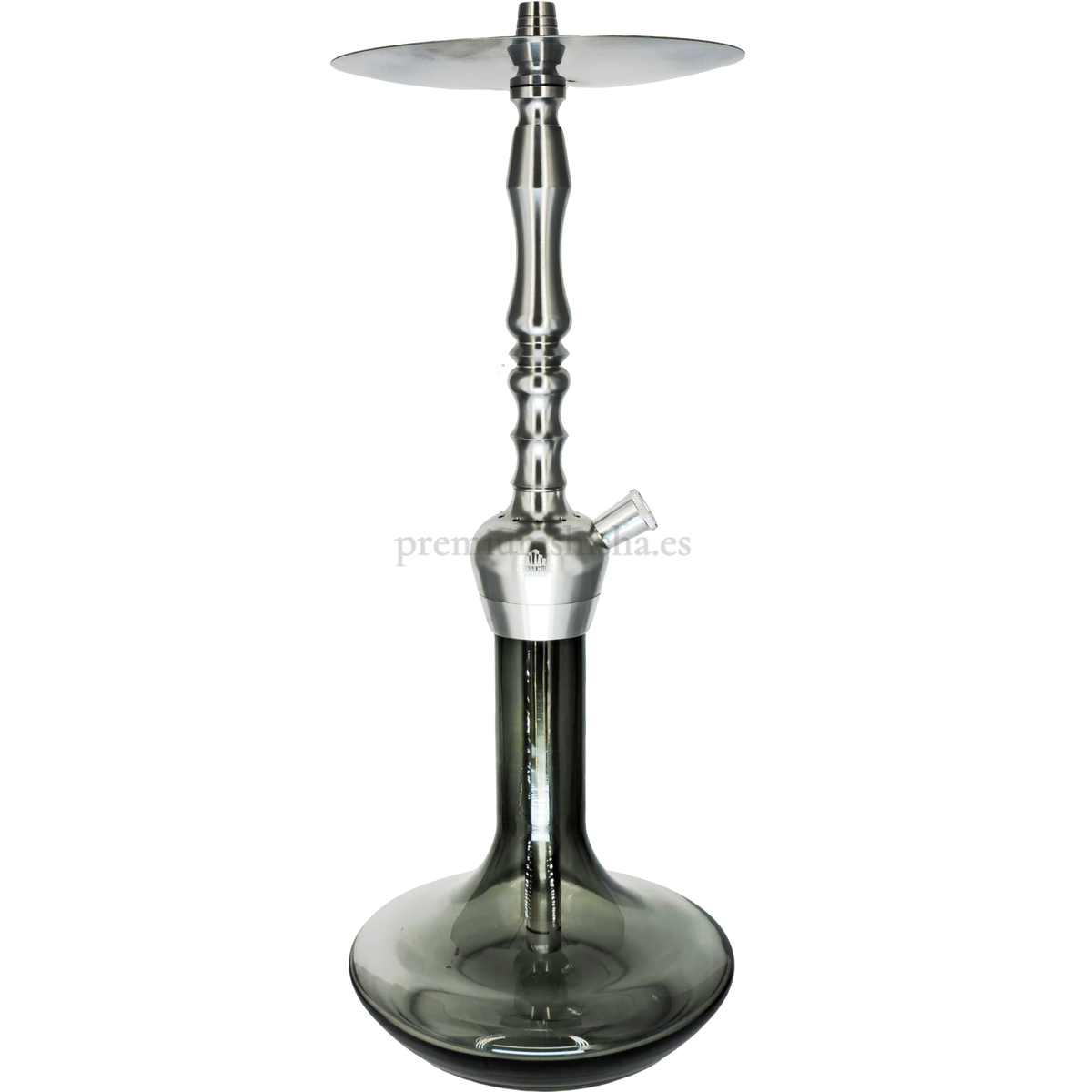 Cachimba Erasmus Hookah Thor Plateada - Frontal - Premium Shisha