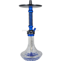 Cachimba Erasmus Hookah Turbo Azul - Frontal - Premium Shisha