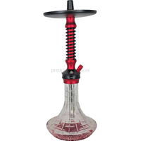 Cachimba Erasmus Hookah Turbo Rojo - Frontal - Premium Shisha
