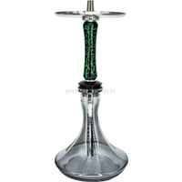 Cachimba Hawk Hookah Verde - Frontal - Premium Shisha