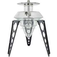 Cachimba Hookah Flame Trinity Negra - Frontal - Premium Shisha