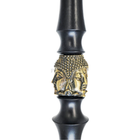 Cachimba Maklaud Dzen Buddha Negra y Dorada - Detalle 1 - Premium Shisha