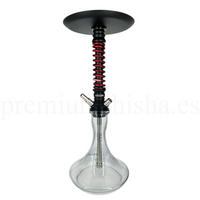 Cachimba Mamay Coilover Mini Roja Splash - Frontal - Premium Shisha