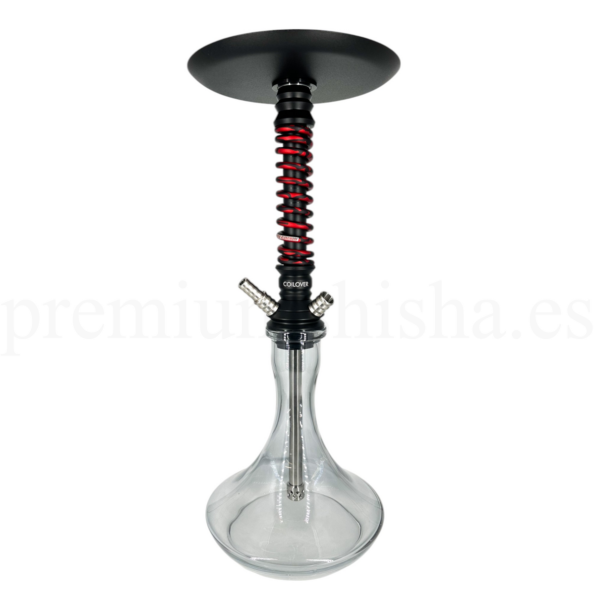 Cachimba Mamay Coilover Mini Roja Splash - Frontal - Premium Shisha