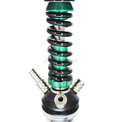 Cachimba Mamay Custom Coilover Negra y Verde - Detalle 2 - Premium Shisha