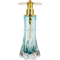 Cachimba Oduman x El Nefes Emo Dream Azul y Dorada - Frontal - Premium Shisha