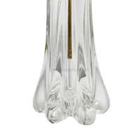 Cachimba Oduman x El Nefes Emo Dream Transparente y Dorada - Detalle 1 - Premium Shisha