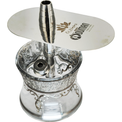 Cachimba Oduman x El Nefes N2 travel Plateada - Detalle 1 - Premium Shisha