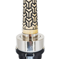 Cachimba Premium Shisha Geometric Negra - Detalle 1 - Premium Shisha