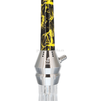 Cachimba Premium Shisha Lava Amarilla Espacial - Detalle 1 - Premium Shisha