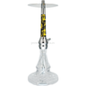 Cachimba Premium Shisha Lava Amarilla Espacial - Frontal - Premium Shisha