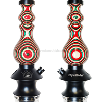Cachimba Regal D.W. King Roja - Detalle 1 - Premium Shisha