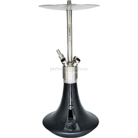 Cachimba Steamulation Pro X Negra Mate - Frontal - Premium Shisha