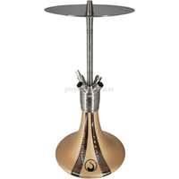 Cachimba Steamulation Ultimate Gen III Gold Matt Metallic - Frontal - Premium Shisha