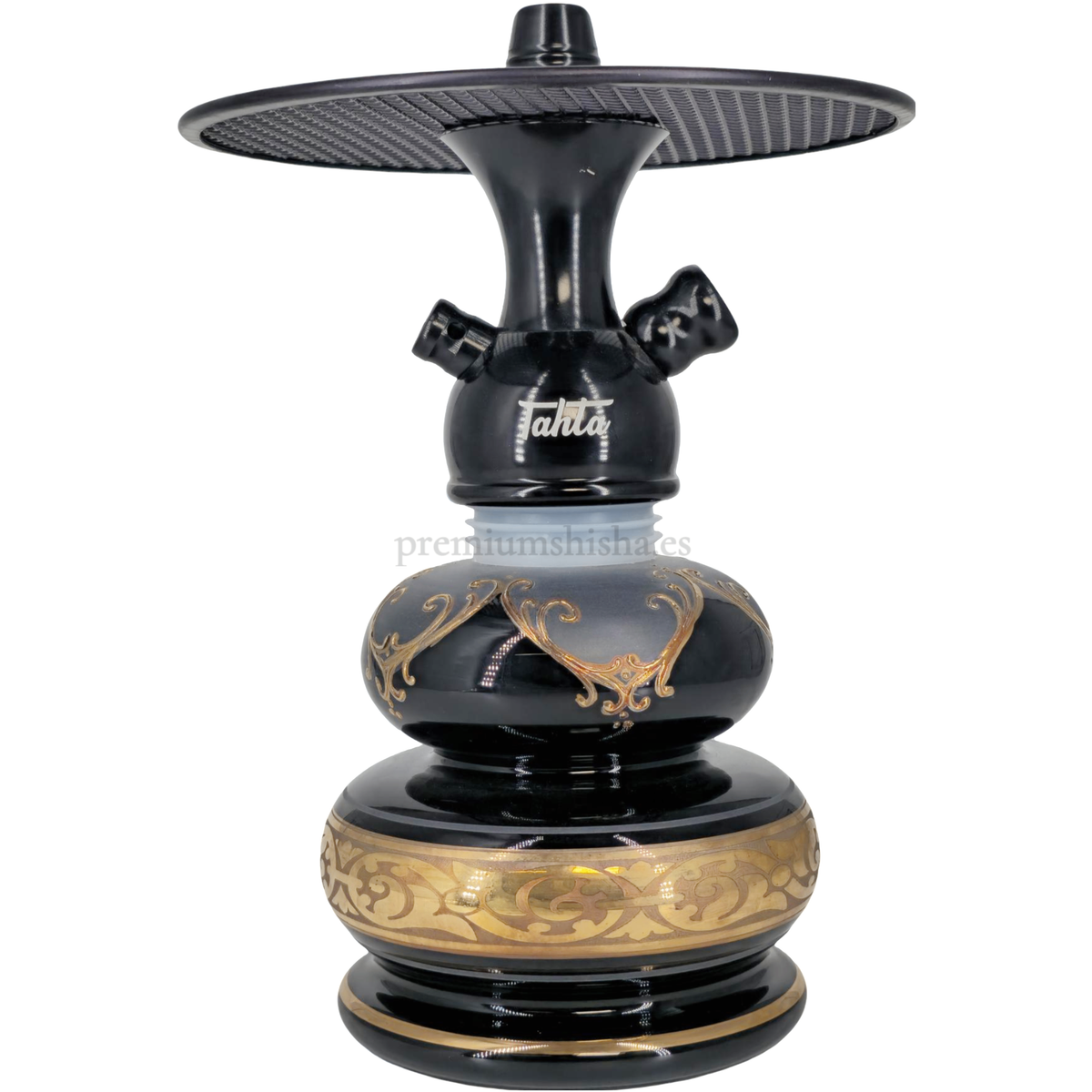 Cachimba Tahta Mini Black Bubble - Frontal - Premium Shisha