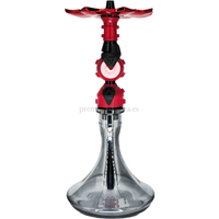 Cachimba Triton Aurora Roja - Frontal - Premium Shisha