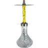 Cachimba Wd Mini Resin Inox Amarilla - Frontal - Premium Shisha
