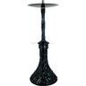 Cachimba WD Resin Waves Negra - Frontal - Premium Shisha