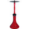 Cachimba WD Resin Waves Roja - Frontal - Premium Shisha