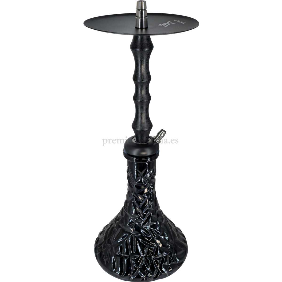 Cachimba YKAP Hookah Killer + Wave Negro - Frontal - Premium Shisha