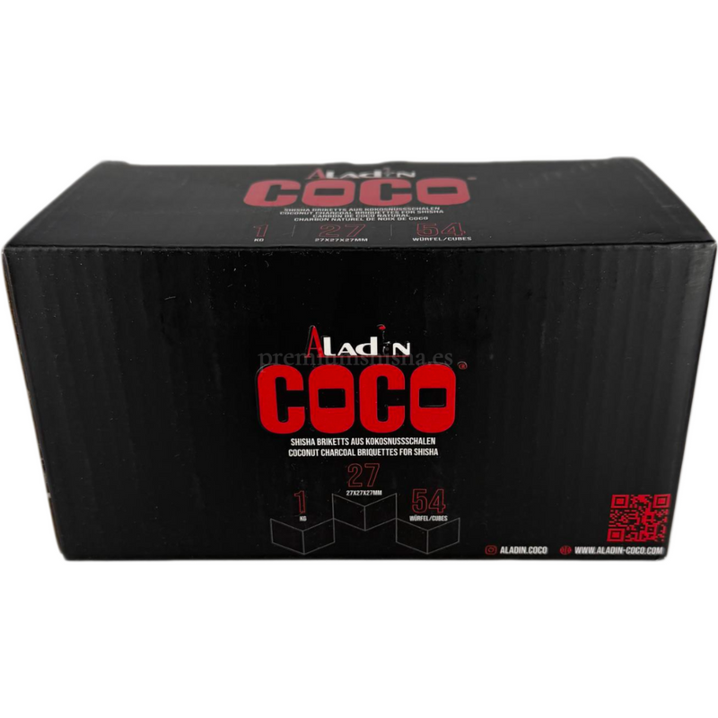 Carbón Aladin Coco 1kg 27mm